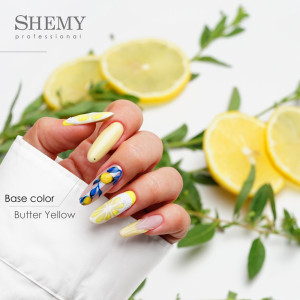 База для нігтів Shemy Color Butter Yellow, 15 мл. . Photo 2